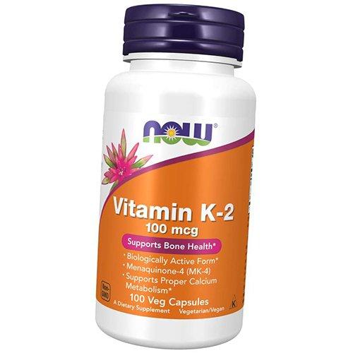 Vitamin K2, Vitamin K-2 100, Now Foods 250 vegetarische Kapseln (36128207) 100vcaps