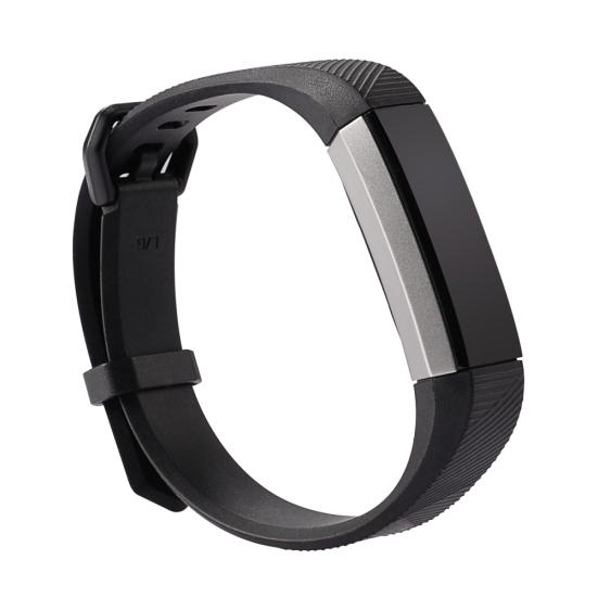 Ersatz Armband einfarbig Uhrenarmband Weiches Silikon für Fitbit Alta HR L