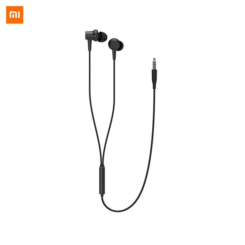 Xiaomi In-Ear-Kolbenkopfhörer, Bass, kabelgebunden, 3,5 mm In-Ear-Sportkopfhörer mit Mikrofon-Headset