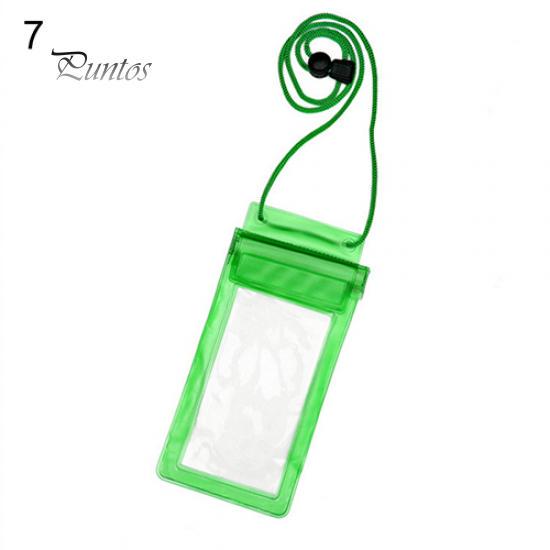 Wasserdichte universelle transparente Handytasche, Trockentasche grün