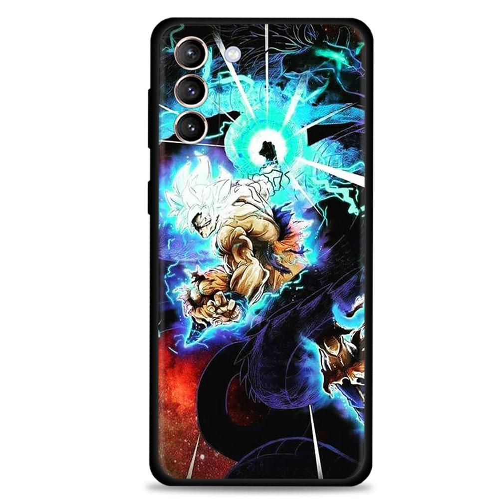 Dragon Ball Z Super DBZ Goku Handyhülle für Samsung Galaxy S20 S21 FE S22 Ultra S10 S9 S8 Plus S10e Note 20Ultra Silikonhülle Samsung S21 FE