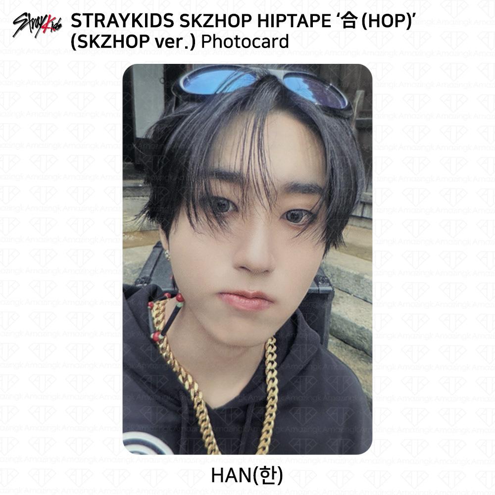 Stray Kids SKZHOP HIPTAPE HOP Akkordeon Offizielle Fotokarteneinheit Monochrom Han - Skzhop ver