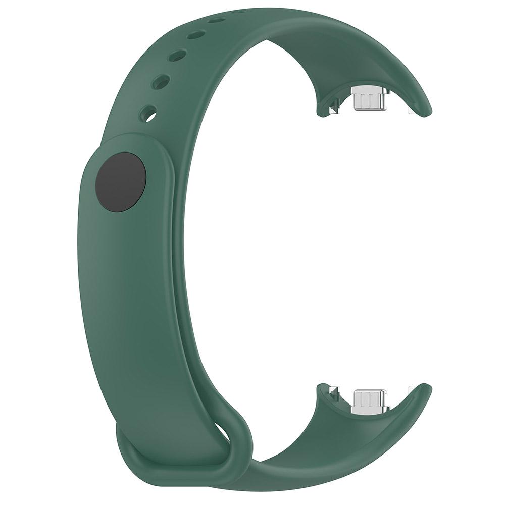 Silikon-Armband für Xiaomi Mi Band 9/8 NFC Smart Armband Armband dunkelgrüne