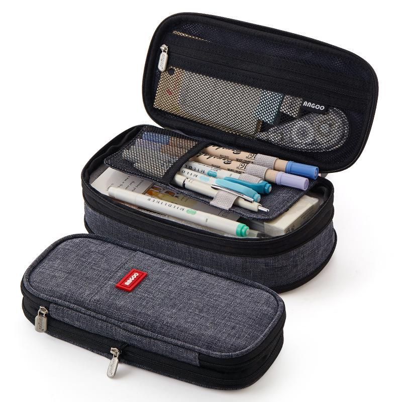 Federmäppchen mit großer Kapazität, Schreibwaren, Schulbedarf, Federmäppchen, Beutel, Schreibtisch-Aufbewahrungstasche, Studenten, Kinder, Stifteetui, Taschen, Box
