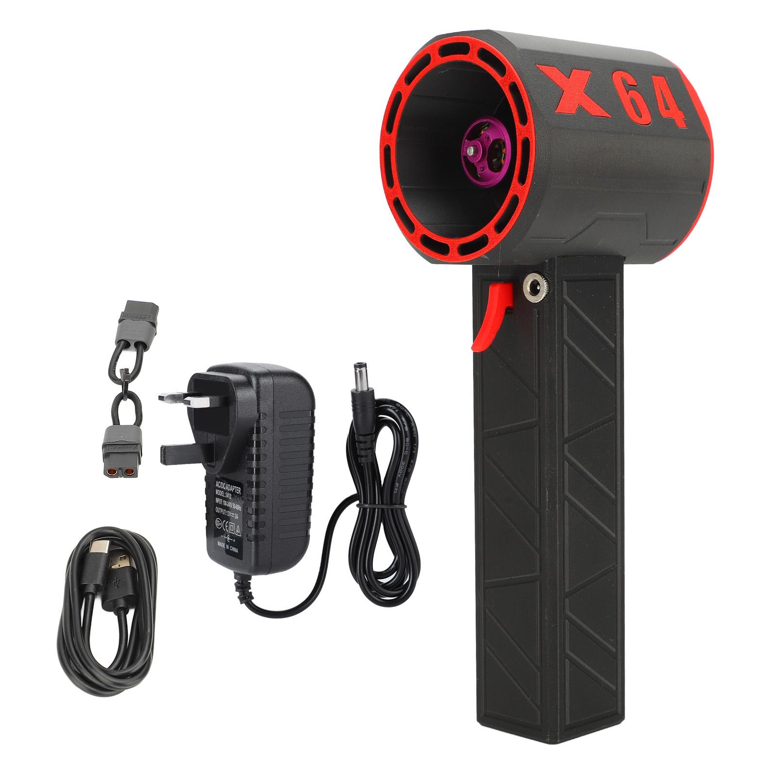 Jet-Trockner-Gebläse, Violent-Turbo-Ventilator, 11 Flügel, bürstenloser Motor mit 8000 mAh, 64-mm-Kanal-Jet-Ventilator, 1400 g Schub