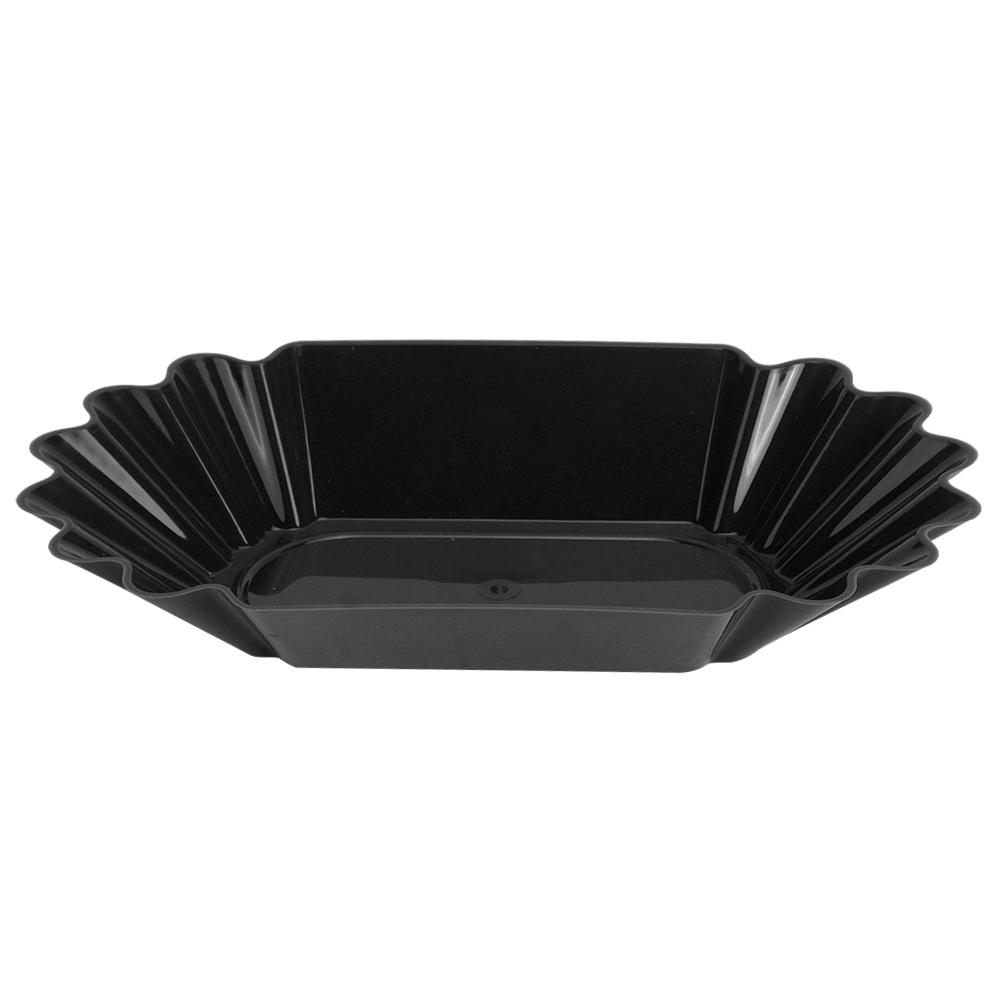 Lebensmittelqualität PP Kunststoff Kaffeebohnen Probe Tablett Display Teller Teller Container Home Küche schwarz