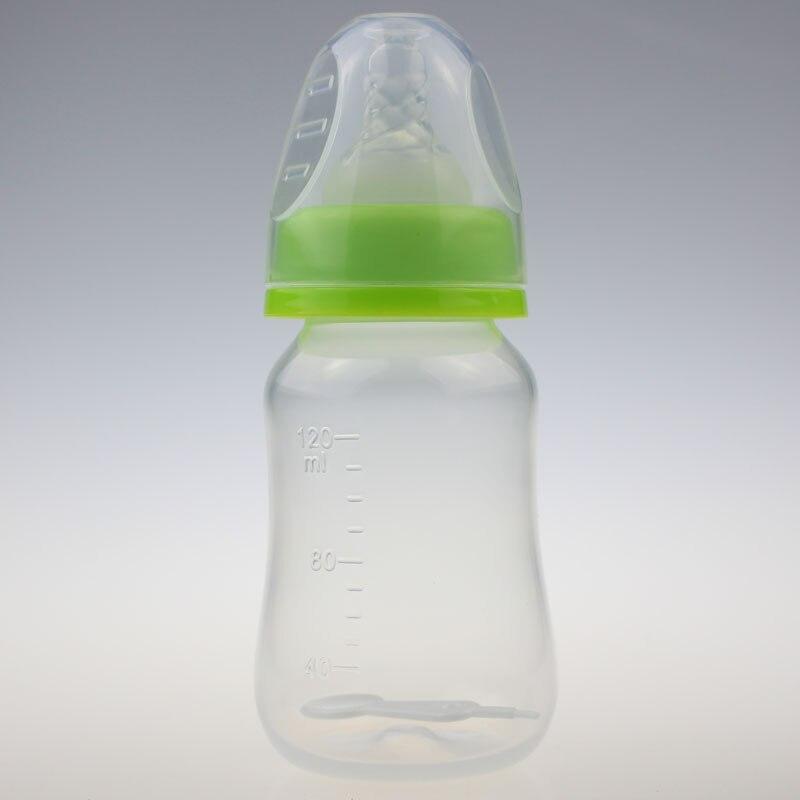 120 ml Geborener Säugling Schnuller Saft Pflege Baby Fütterung Mund Standard Silikon Nippel Wasser Obst Getränk Flasche Medizin Milch