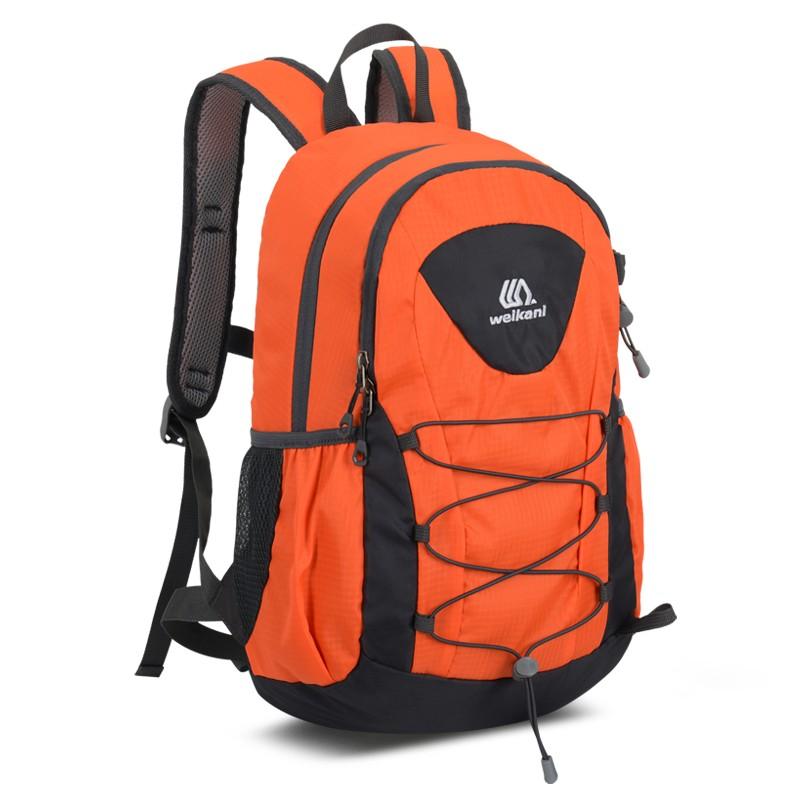 Mini Camping Rucksack Reise Wanderrucksack Für Männer Frauen Jungen Mädchen Ultraleicht Outdoor Sport Camping Klettern Kleiner Leichter Rucksack orange
