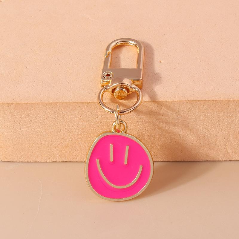 Niedlicher Schlüsselanhänger mit lächelndem Gesicht und Emoticon-Anhänger für Männer und Frauen, Schlüsselanhänger, Handtaschen-Charms, Anhänger, DIY-Schmuck, Geschenke