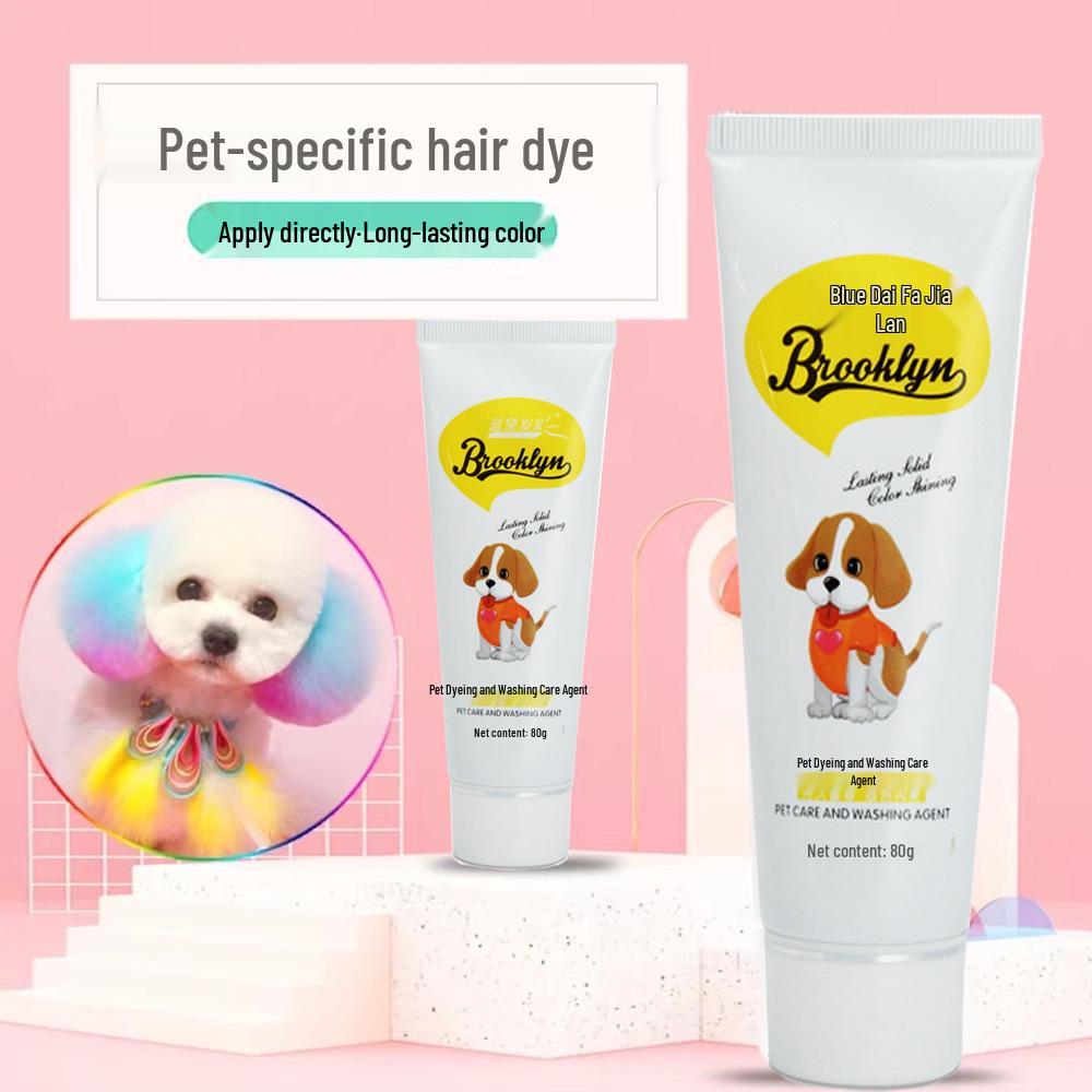 Tierfarbe für Hunde – Weiße & Schwarze Haarfarben für Bichon, Pudel, Teddy Sakura Pink