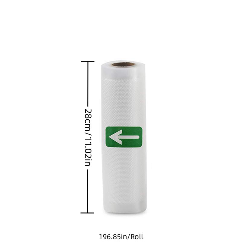 1 Rolle Vakuumbeutel für Lebensmittel, 500 cm pro Rolle, wiederverwendbar, BPA-frei, Vakuumbeutel für Lebensmittel zur Vakuumaufbewahrung, Mahlzeitenzubereitung, Sous Vide