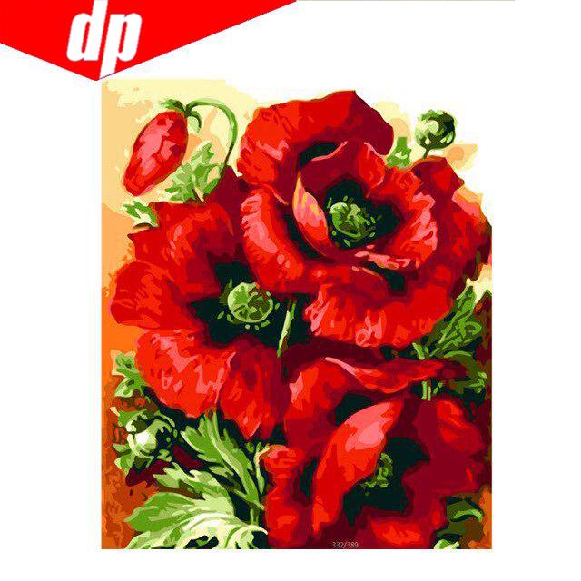 5D-Diamantgemälde zum Selbermachen, Blumen-Diamant-Stickerei, 3D-Kreuzstich, Handarbeit 20X30