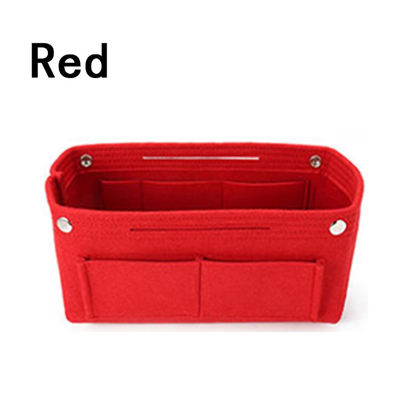 Filz-Geldbörsen-Organizer, Taschen-in-Taschen-Organizer für Handtaschen, mehrere Taschen, Reiseeinsatz, Handtasche, tragbare Damen-Kosmetik-Aufbewahrungstaschen