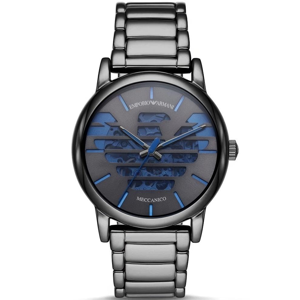 Emporio Armani AR60029 Mechanische Automatik Herrenuhren 43 gray