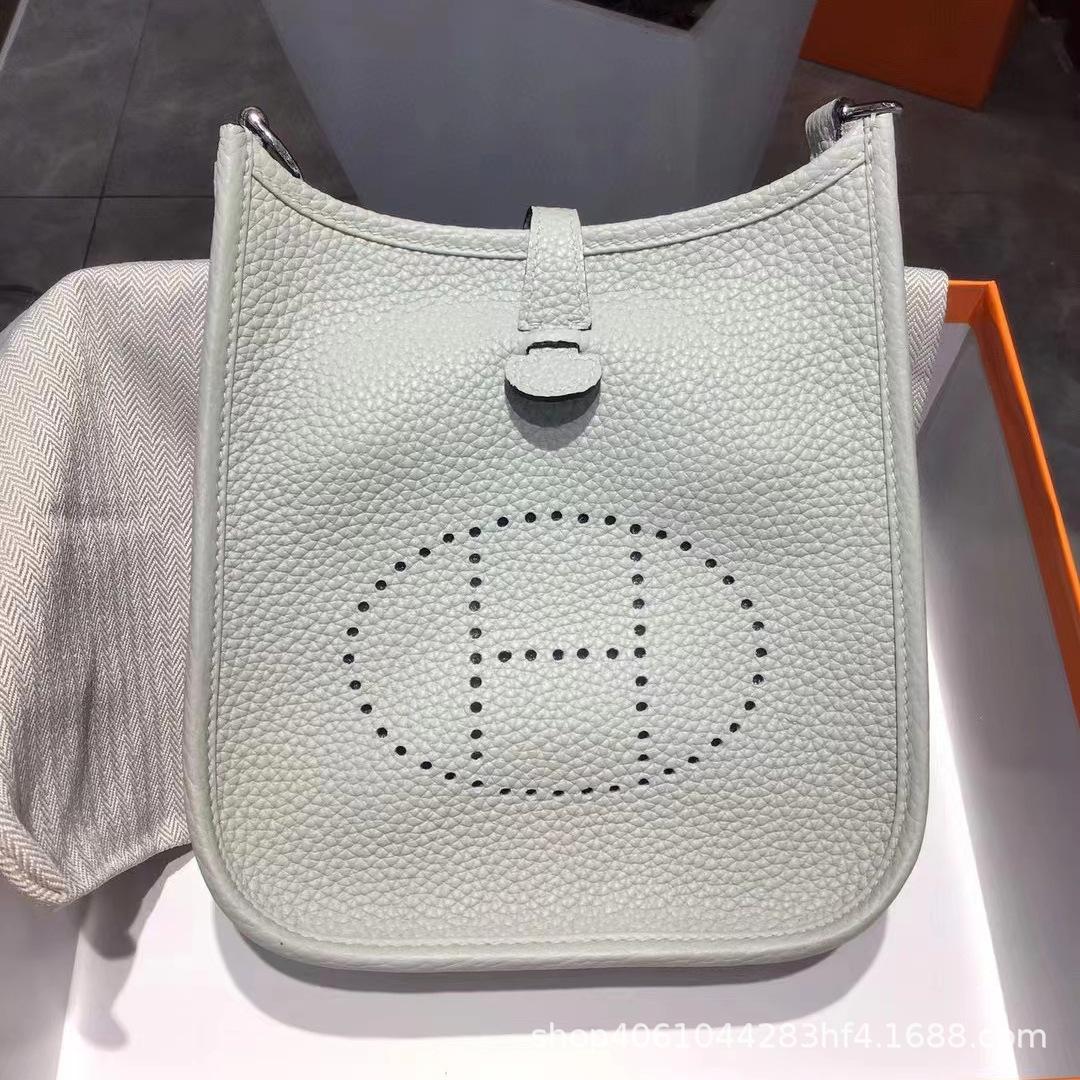 17/29 Tasche TOGO-Leder Leder Einzelschulter Crossbody kleine Tasche Damen Leichter Luxus Eimer Tasche 17*18*6cm