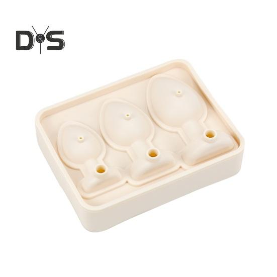 Eiswürfelschale, lustige Arsch-Plug-Eisform für Whisky, Cocktails, Süßigkeiten, Gelee, DIY-Formwerkzeug für lustige Partystreiche und humorvolle Getränke helle gelbe