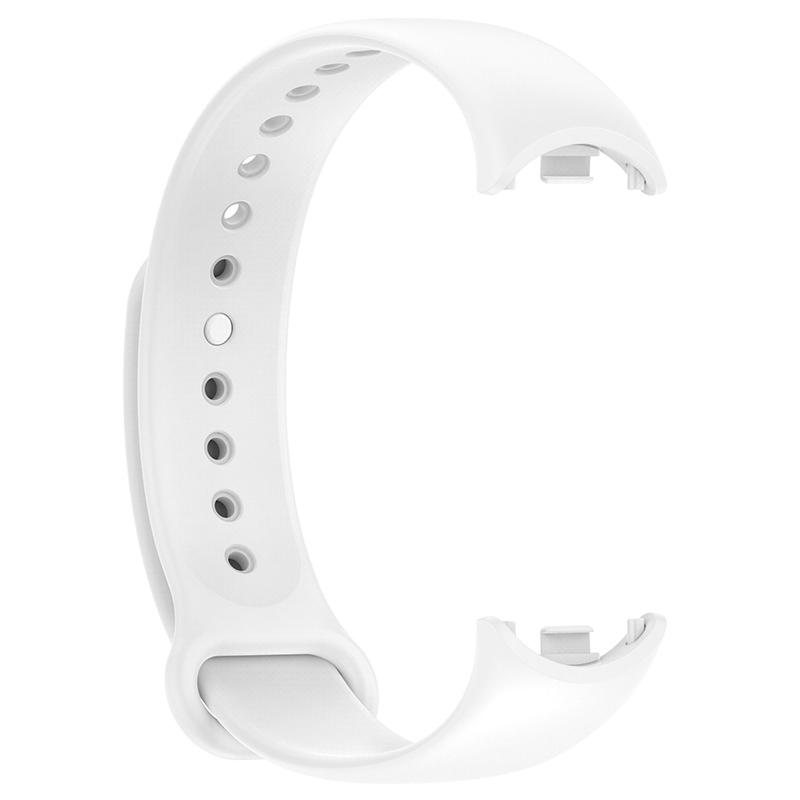 Weiches Silikon-Armband, Ersatz für Xiaomi Mi Band 8, 7, 6, 5, 4, 3, Armband, Smart-Armband, Ersatzzubehör For Mi Band 8 weiß