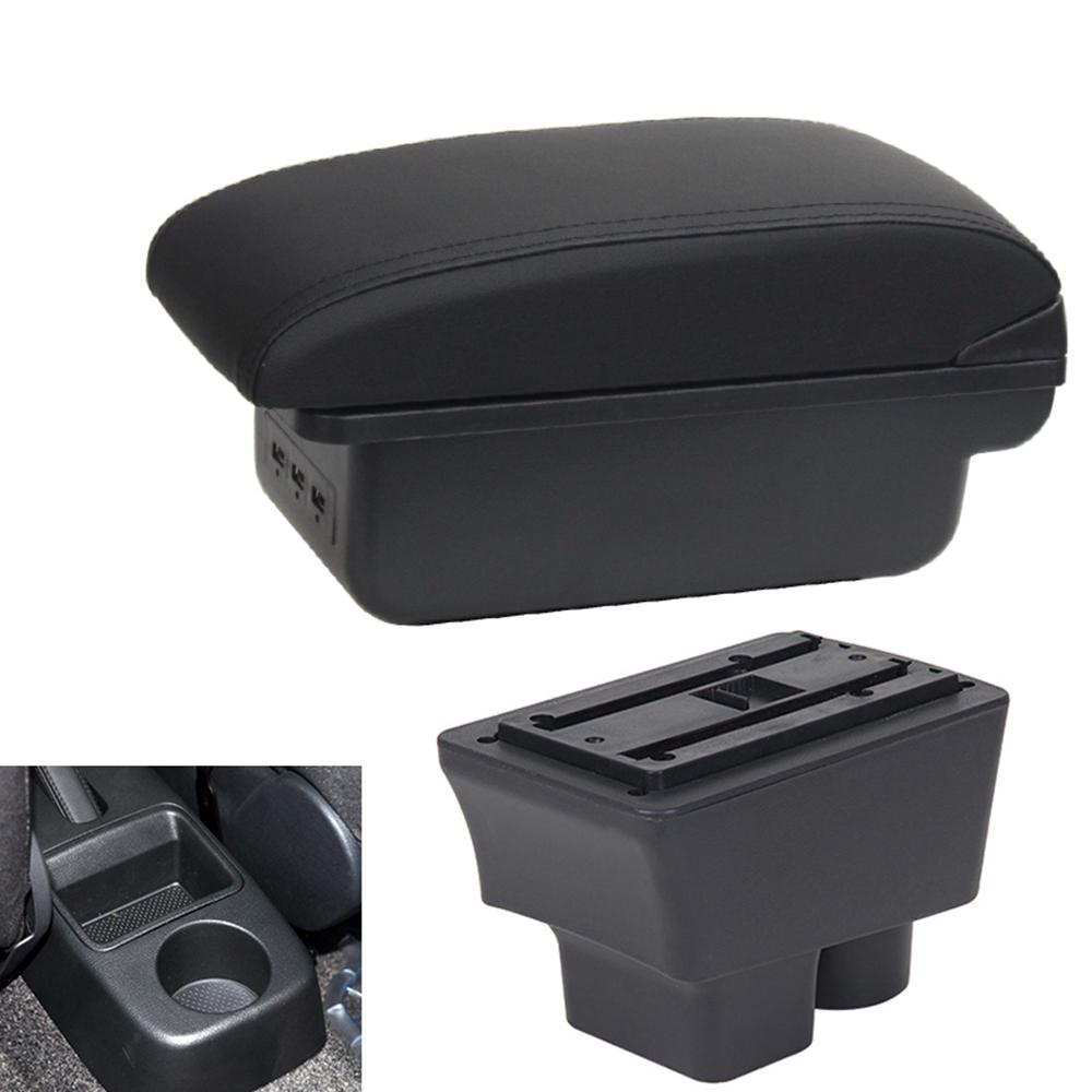 Für Skoda FABIA Armlehne Für Skoda Fabia 2 Auto Armlehne Box Retrofit Teile Lagerung Box Innen Teile Auto Zubehör 2008-2014 schwarz