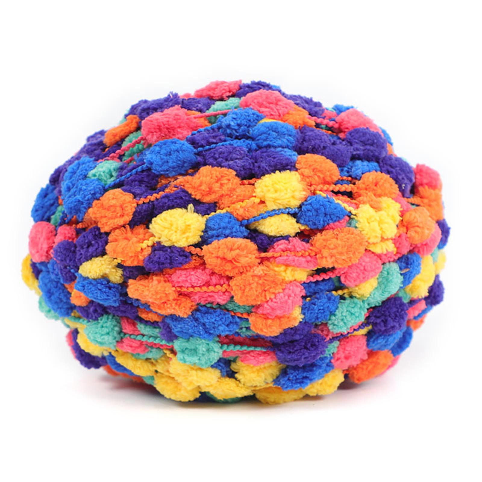 Häkelgarn Weiches Leckeres Garn Buntes Strickgarn Webgarn zum Stricken Schal Pullover Häkelarbeit 100g/Knäuel 22