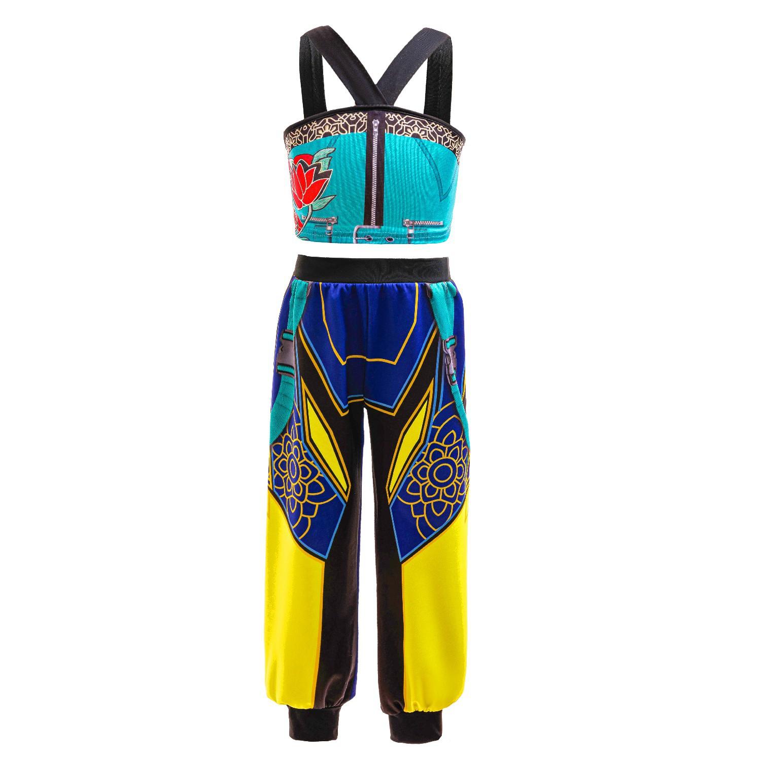 Halloween Kinderkostüme Mädchen Cosplay Kostüm Mode Mädchen Anzüge Karneval Mottoparty Kostüme für Auftritte 140cm blue