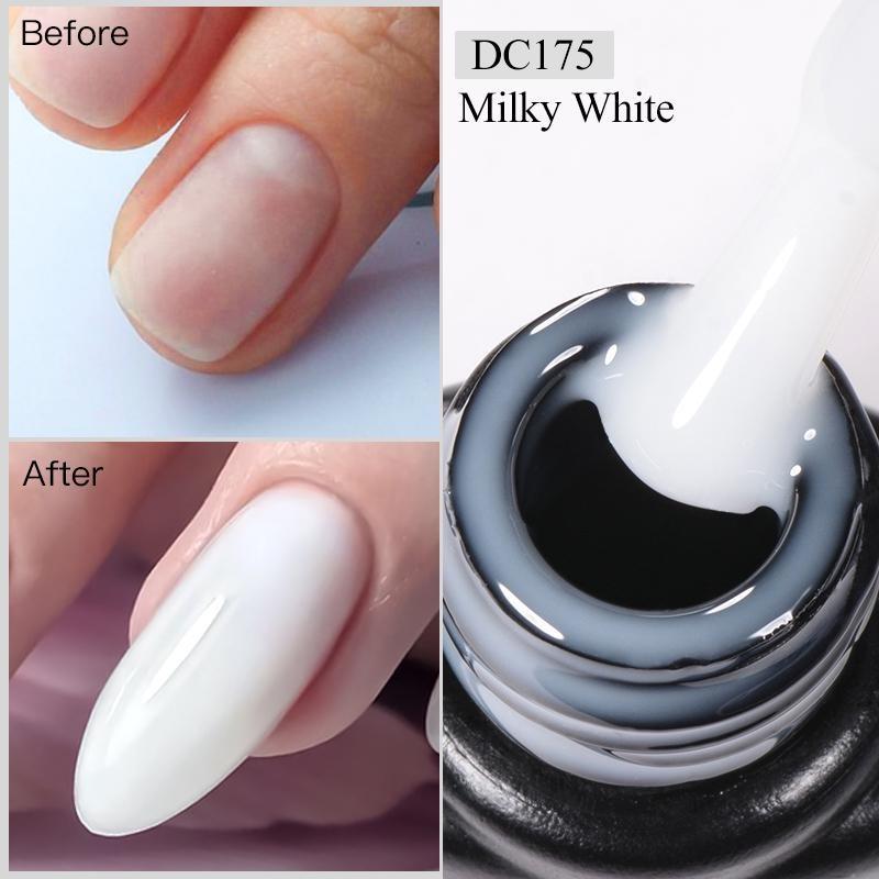 MTSSII 7 ml Quick Extension Gel Milky White Nude Pink Construct Hard Gel Semi Permanent UV LED Gel Quick Building Nail Art DC175