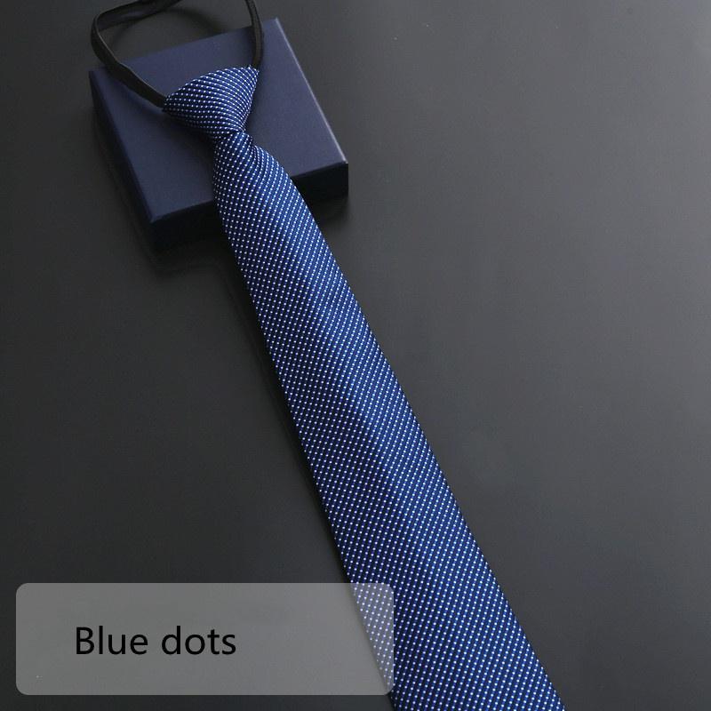 8 Farben Herren Business Krawatte Print Reißverschluss Krawatte Bräutigam Hochzeit Streifen Krawatte Mode Krawatten black