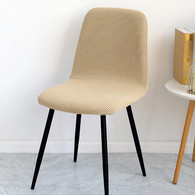 Moderne Stuhlhussen, elastischer Schalenstuhlbezug, kleiner Stretch-Bürositzbezug für Bankett-Wohnzimmer 1 Piece