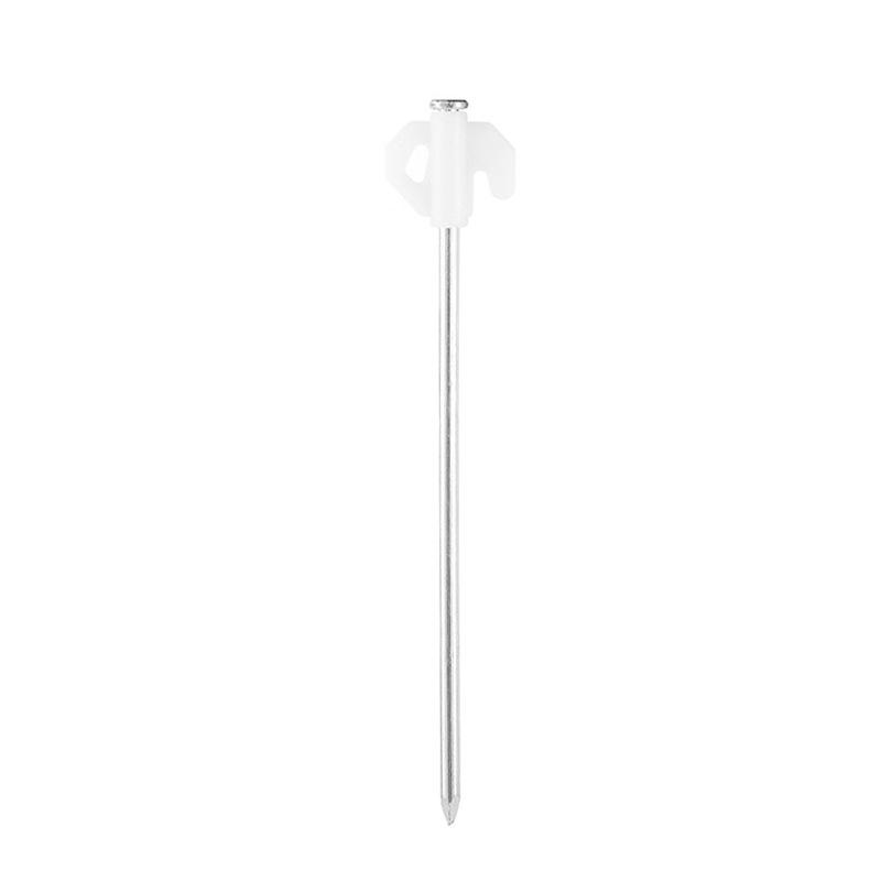 10 teile/lose Outdoor Zelt Baldachin Boden Nagel Camping Nacht Licht Nagel 20cm Verstärkt Zelt Winddicht Nagel Fluoreszierende Befestigung Stahl Nagel weiß