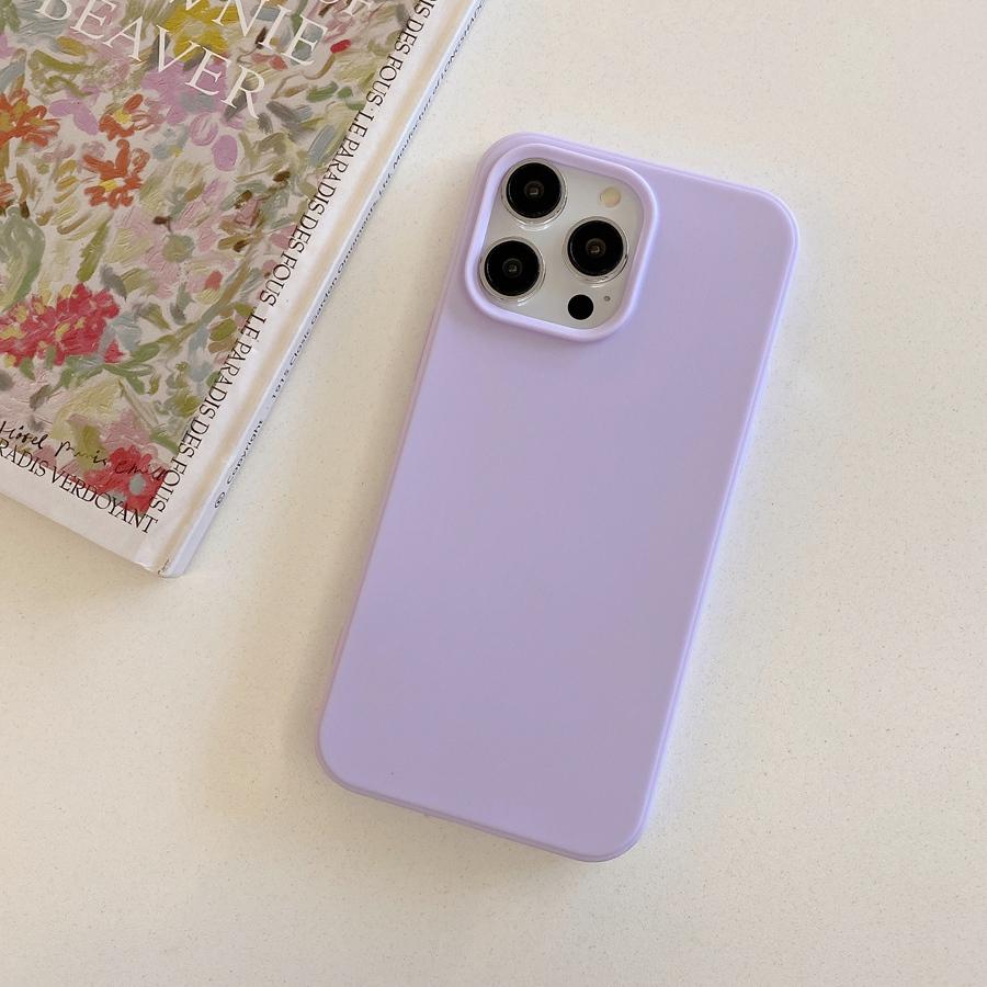 18 Farben zur Auswahl. Ultradünne Handyhülle für iPhone 16 16e 16 Pro Max 16 Plus 15 14 13 12 11 XR XS MAX 6 7 8 Plus SE. Einfarbige Schutzhülle iPhone 13/iPhone 14 violett