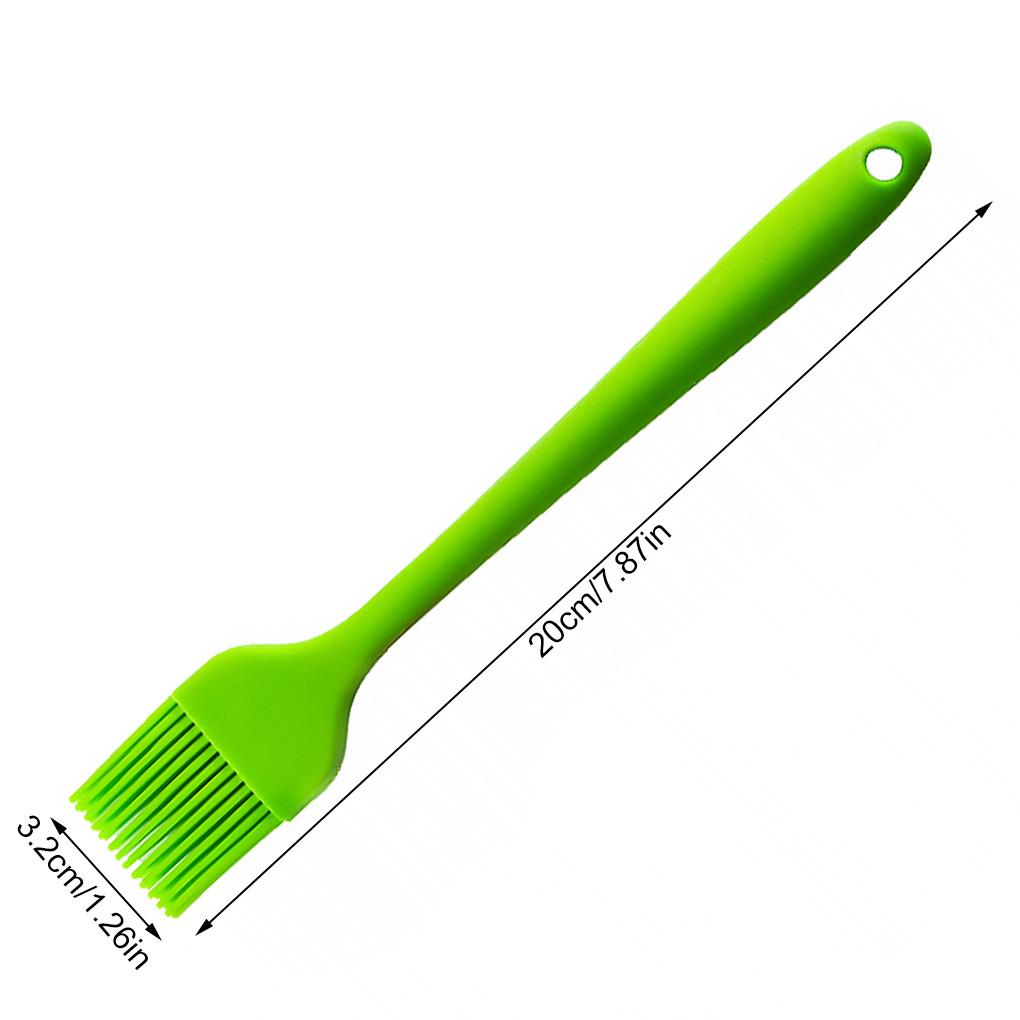 Lebensmittel Silikon Pinsel Brot Creme Cakae Werkzeuge Basting Pinsel Grill Backen Kochen Öl Pinsel Grill BBQ Werkzeug Küche Zubehör grün