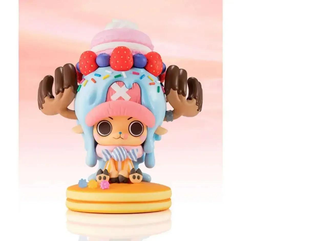 11cm One Piece Anime Tony Tony Chopper Süßigkeitenkuchen Actionfigur Juguetes Figurals Sammlerfigur Modell Spielzeug Brinquedos
