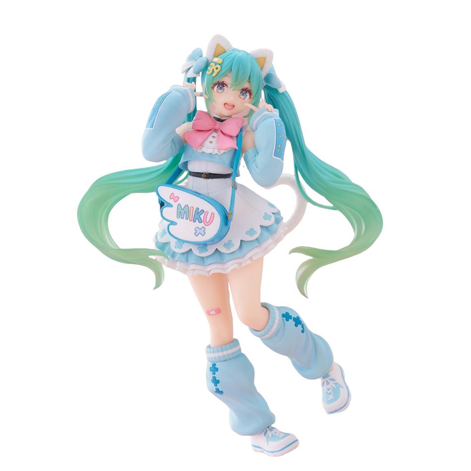 Hatsune Miku Modell Anime Mädchen Figuren Mode Ausgefallene Stehende Haltung Figuren Auto Dekoration Puppe Kinderspielzeug Geburtstag Langlebiges Geschenk