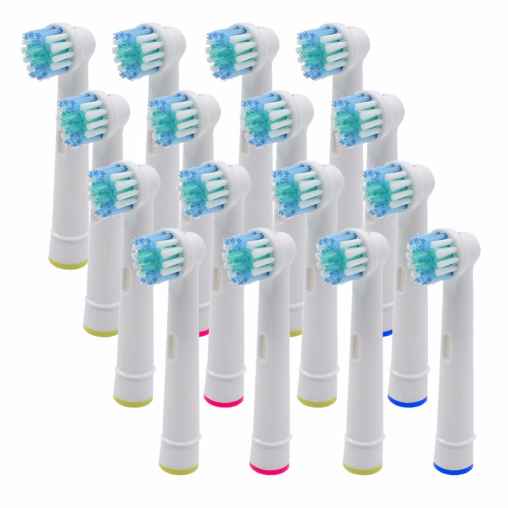 20 Stück Ersatzbürstenköpfe für Oral-B elektrische Zahnbürste Vitality Precision Clean 20pcs
