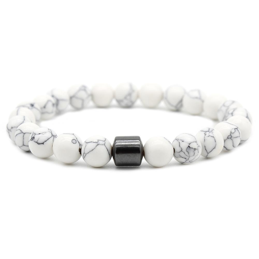 Mode Abnehmen Armband Micro Magnet Armband Naturstein Armband Armreif Frauen Magnetische Therapie Armband Schmuck Schaffen Perfekte Körper Form D