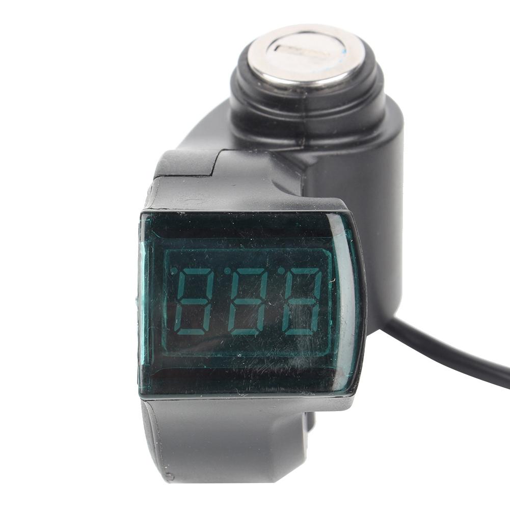Gasgriff-Voltmeter mit digitaler Spannungsanzeige und Sperre für 1299V E-Bike Roller Dreirad