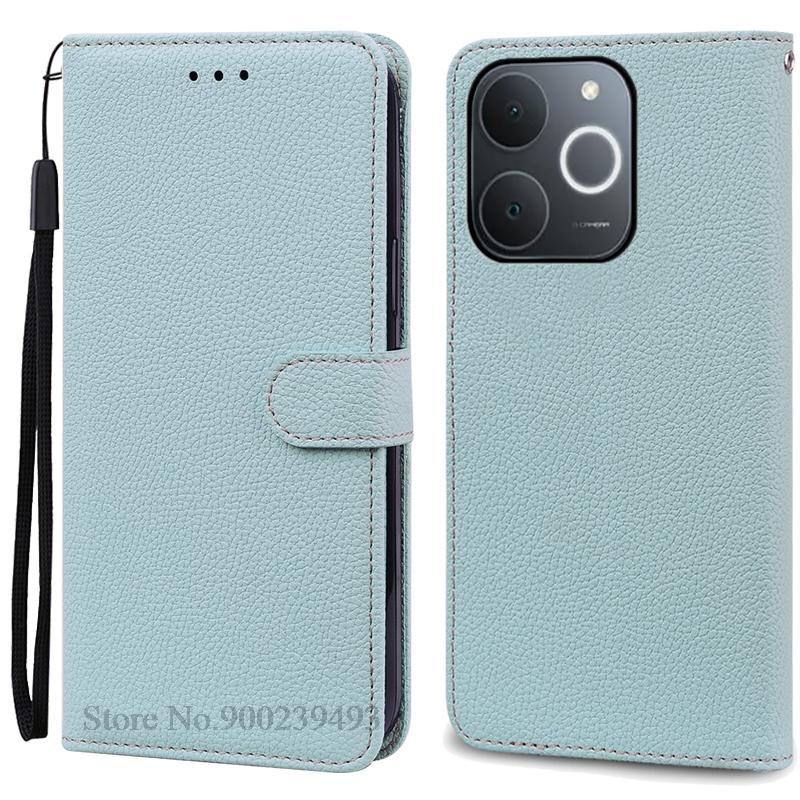 Für Realme Note 70 Hülle Realme Note 70T Hülle Brieftasche Flip Leder Handyhülle Für Realme Note 70T Hülle Note70 Hülle Coque Fundas Note 70  (Note 70T) hellblaue