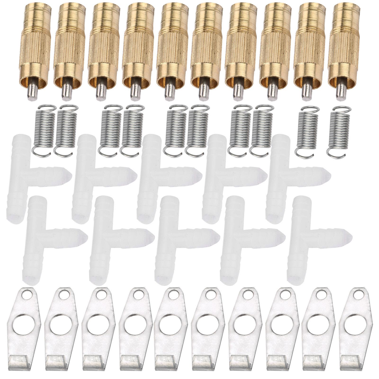 10 teile/satz Edelstahl Automatische Nippel Waterer für Kaninchen Ratte Frettchen(Runden)