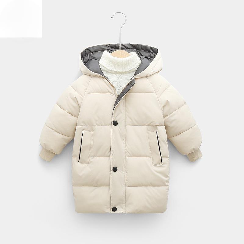 Neue kinder Unten Jacke Jungen Mädchen Winter Kleidung Koreanische Baumwolle Gepolsterte Kleidung Baby Verdickt Mantel 100cm