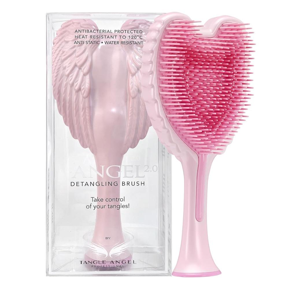 Tangle Angel Entwirrbürste - Antistatische Engelsflügel-Haarbürste mit weichen & flexiblen Borsten für glattes & welliges Haar, Damen Entwirrbürsten