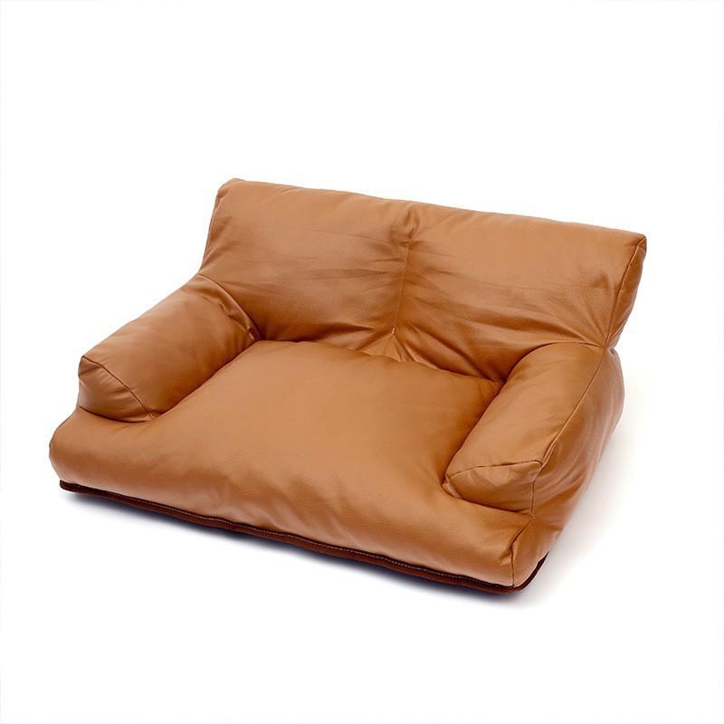 Neues Haustierkissensofa, hochwertiges Erscheinungsbild, Technologie, Stoffsofa, Katzenstreu, Hundestreu, vier Jahreszeiten, universell S: 50X40cm