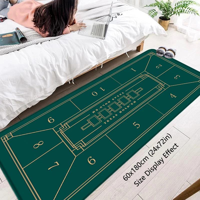 Wohnzimmer Brettspiel Tischmatte Schach Poker Teppiche Fußteppiche Eingang Fußmatte Kawaii Teppich Bodenmatten Anti-Rutsch-Matte Heimdekor 50x80cm
