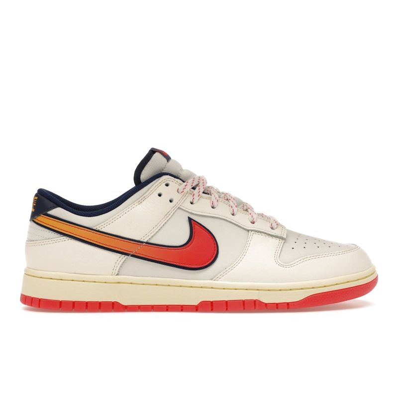 Nike Dunk Low Retro Pack Unisex-Sneaker Creme Blass-Elfenbein Hell-Karmesinrot HV5749-110 40.5