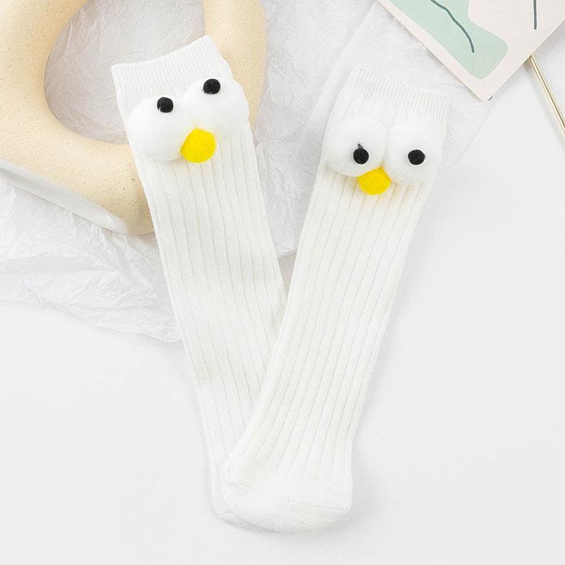 Kinder Socken Weiße Baumwolle Niedliche Cartoon Augen Socken Für Mädchen Anime Socken Kinder Streifen Socken Für Jungen weiß