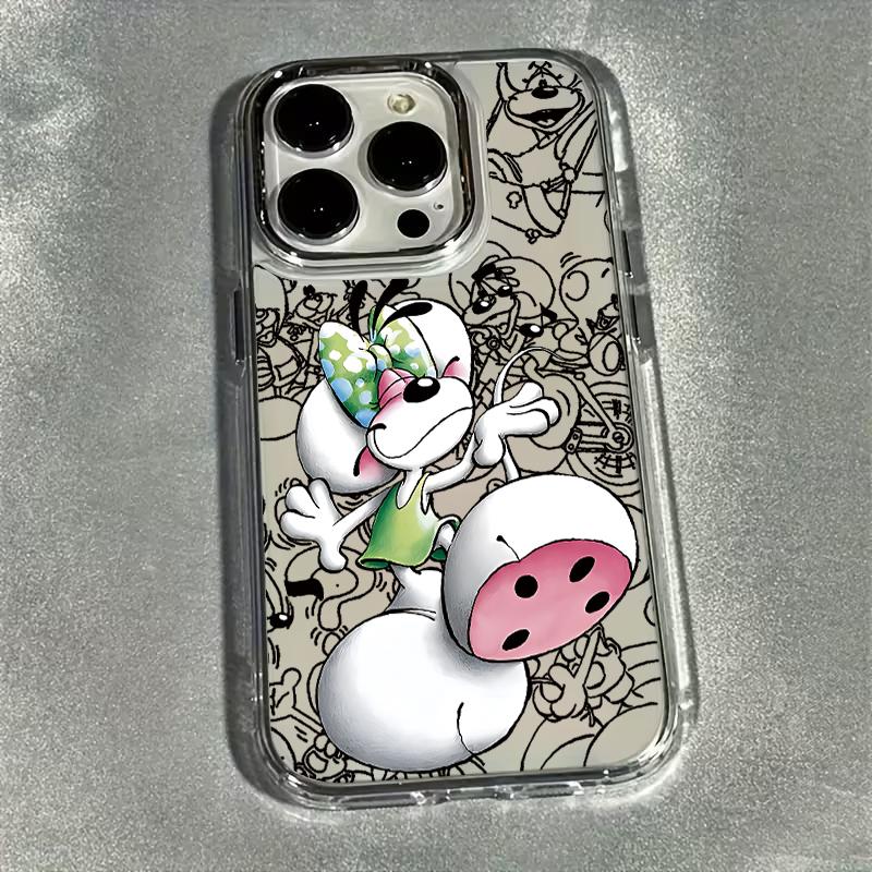 Klassische D-Diddl Cartoon süße M-Maus Handyhülle Für iPhone 17 16 15 14 13 12 11 mini Pro Max X XR XSMAX 8 7 Air Plus Transparent iPhone 17 Air