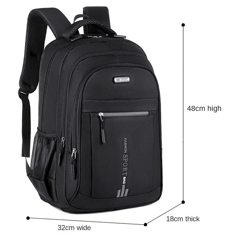 Herrenrucksäcke Oxford wasserdichter Rucksack Business Computertasche Lässiger Reiserucksack Oberstufenschüler Schultasche