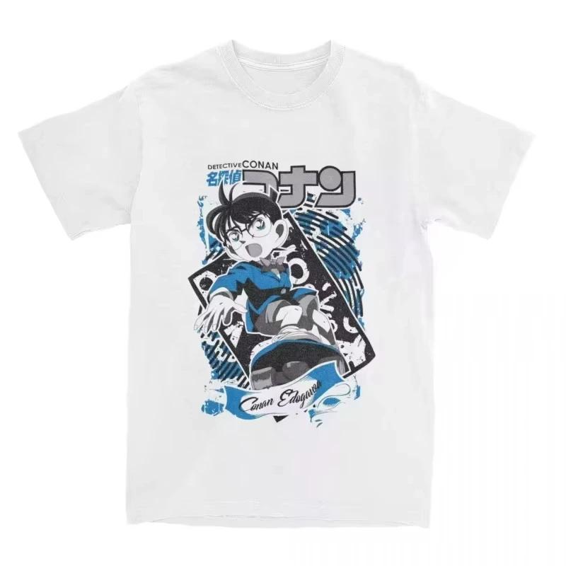2026 Detective Conan Anime T-Shirt Unisex Grafik Gothic Stil Damenbekleidung Animation Thema Gothic Detective Conan T-Shirt S schwarz