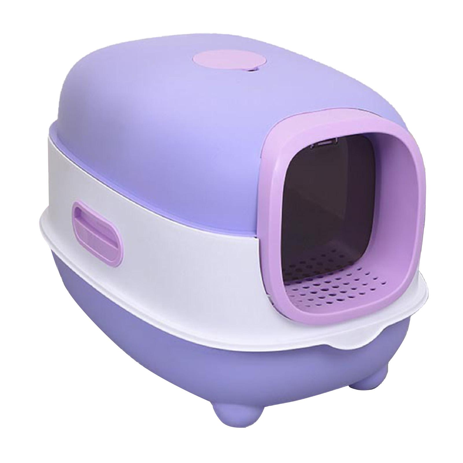 Geschlossene Katzentoilette, extra groß, spritzwassergeschützt, Geruchskontrolle, geschlossene Katzentoilette, Katzentoilette für