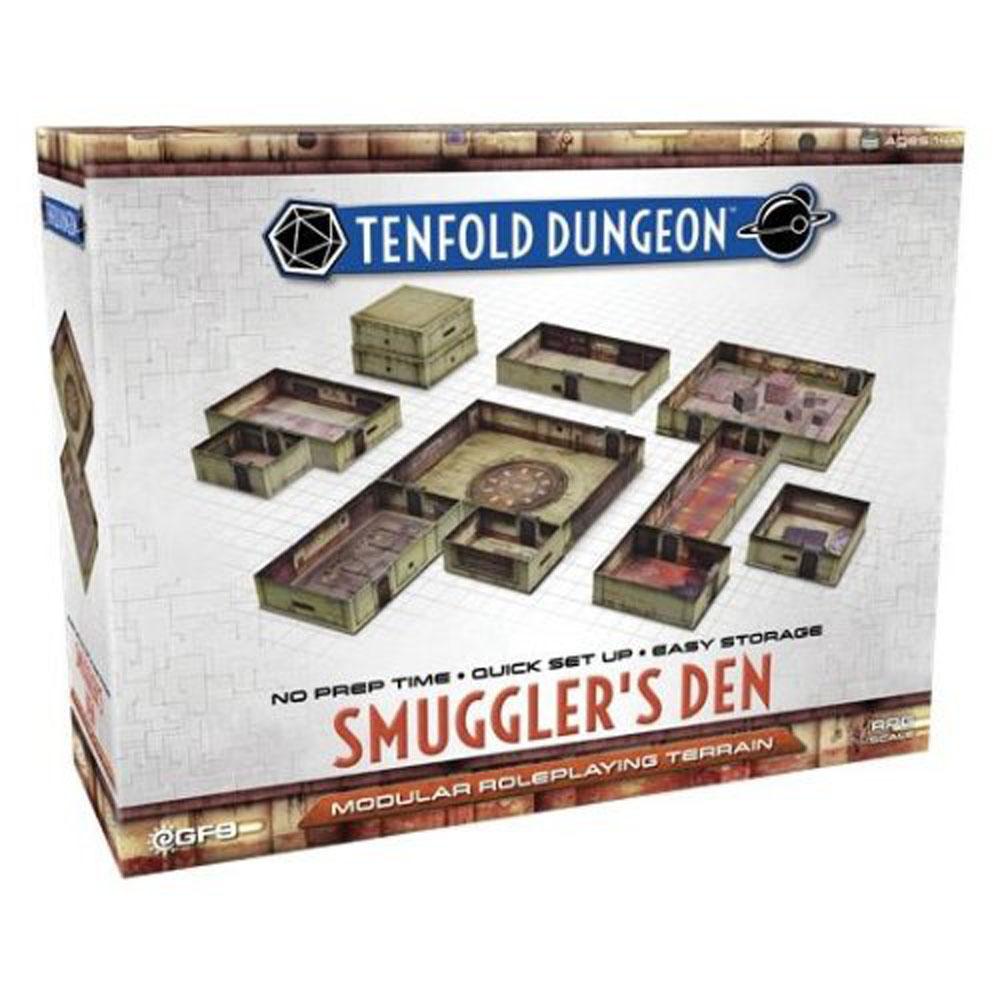 Zehnfaches Dungeon-Geländeset (Schmugglerhöhle)