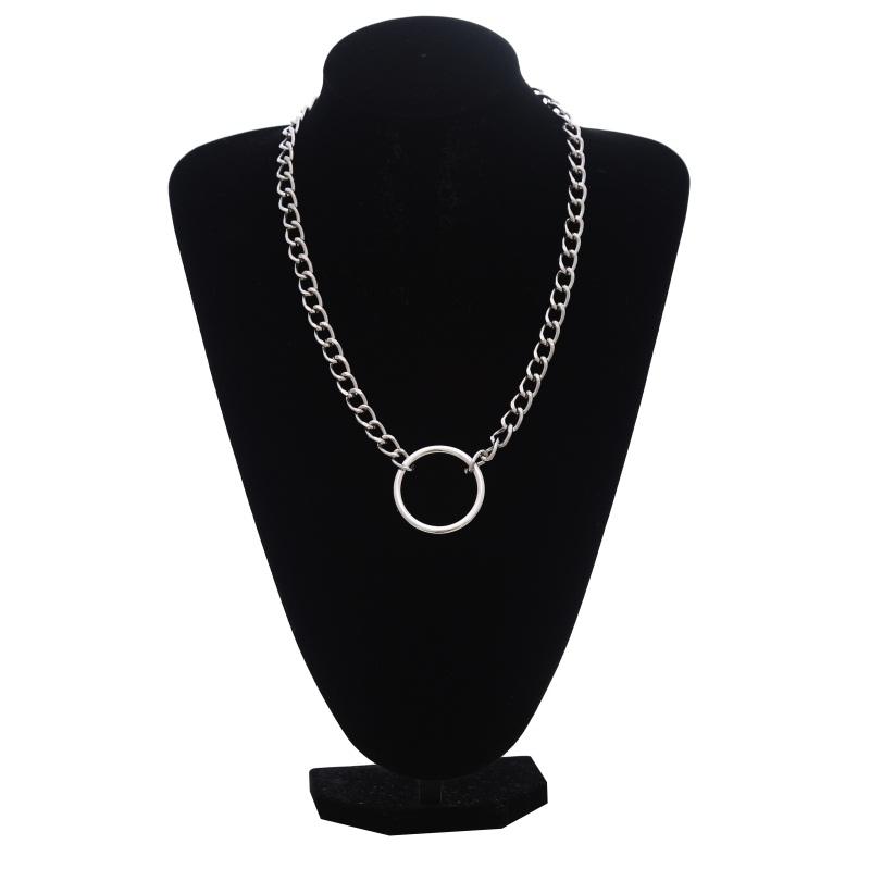 Trendige Gliederketten-Halsketten für Damen Herren Klobige Dicke Choker-Schmuck am Hals Mode Weiblich Egirl Eboy Grung Accessoires