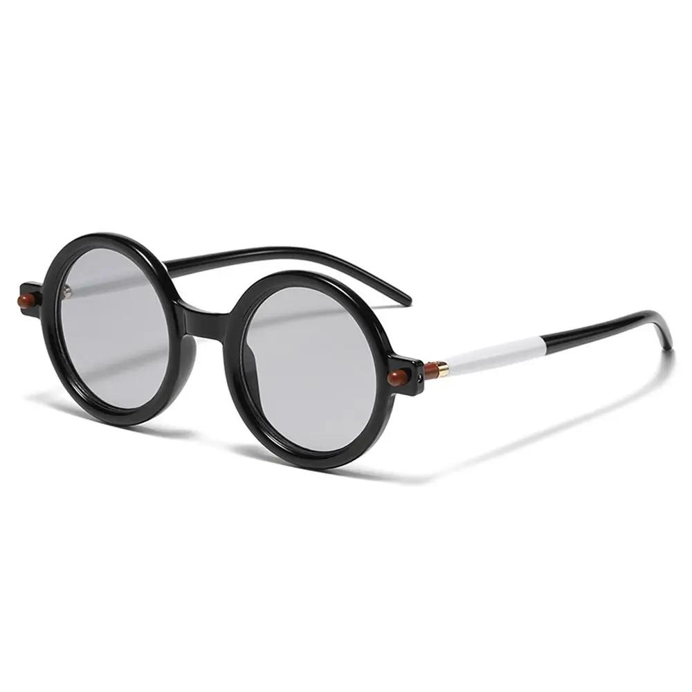 Beliebte Runde Vintage-Schutzbrillen für Damen und Herren Trendige Sonnenbrillen Punk Premium Designer-Sonnenbrillen Brillen mit großem Rahmen UV-Schutz 400